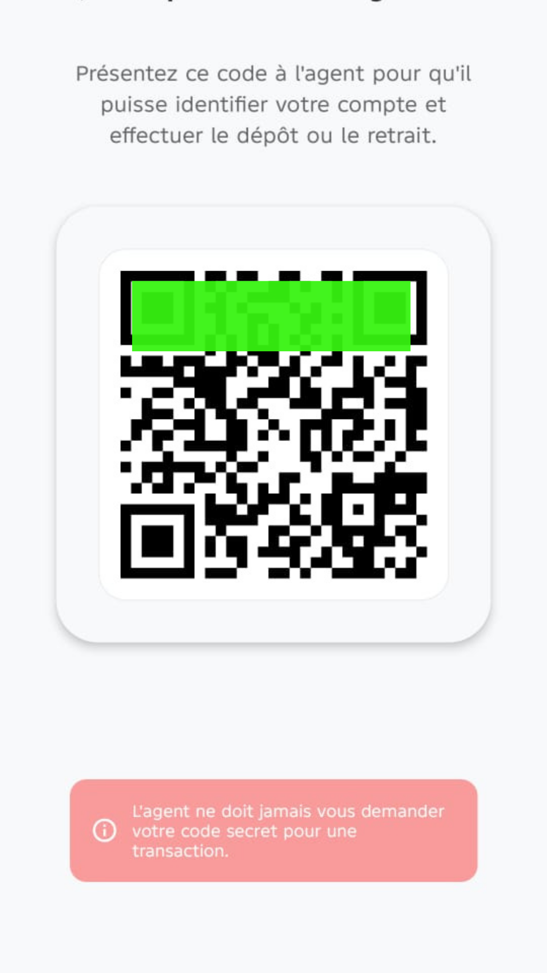 QR Code Marchand Tasnim Wallet